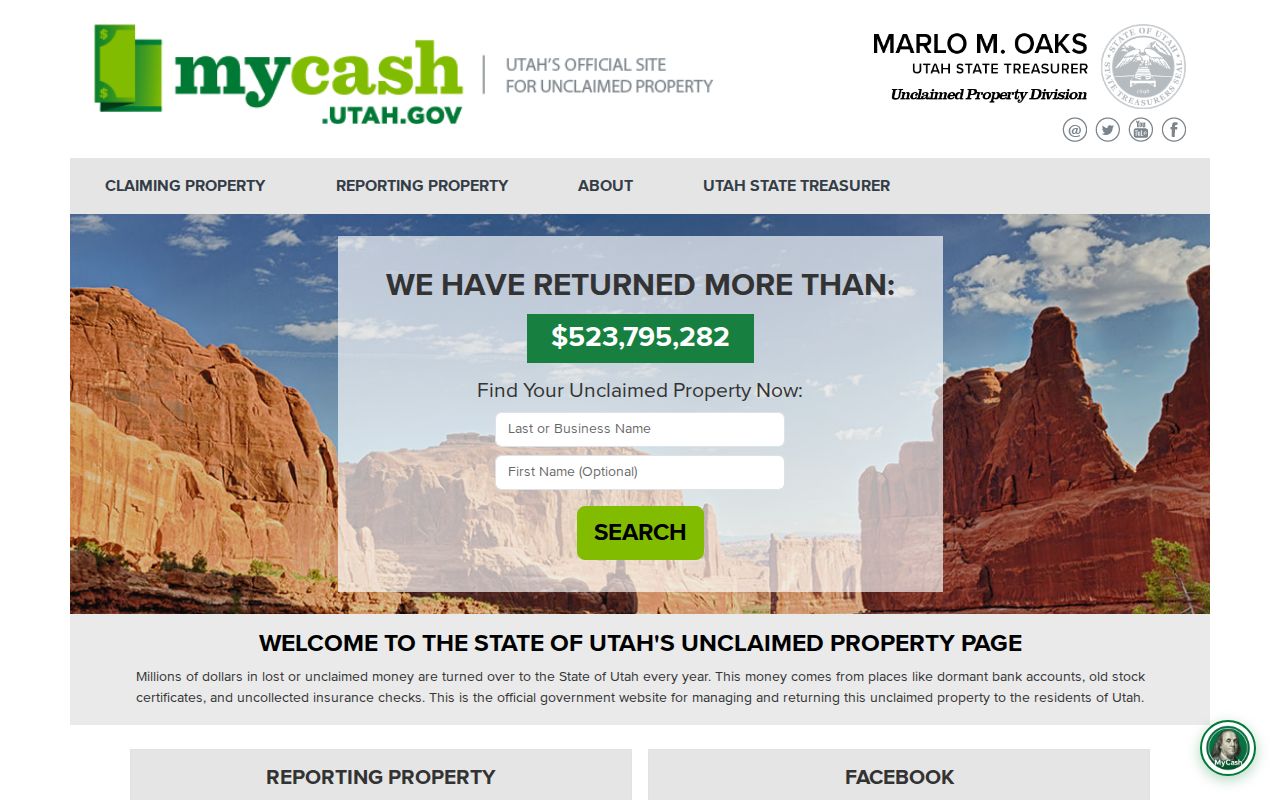 Salt Lake County people search by owner name in MyCash Utah